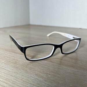 Ray-Ban RB5114 2097 Rectangle Black White Eyeglasses Frame Only 52-16-135